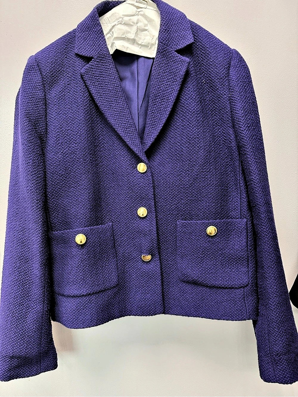 Ann Taylor Purple Blazer Like New